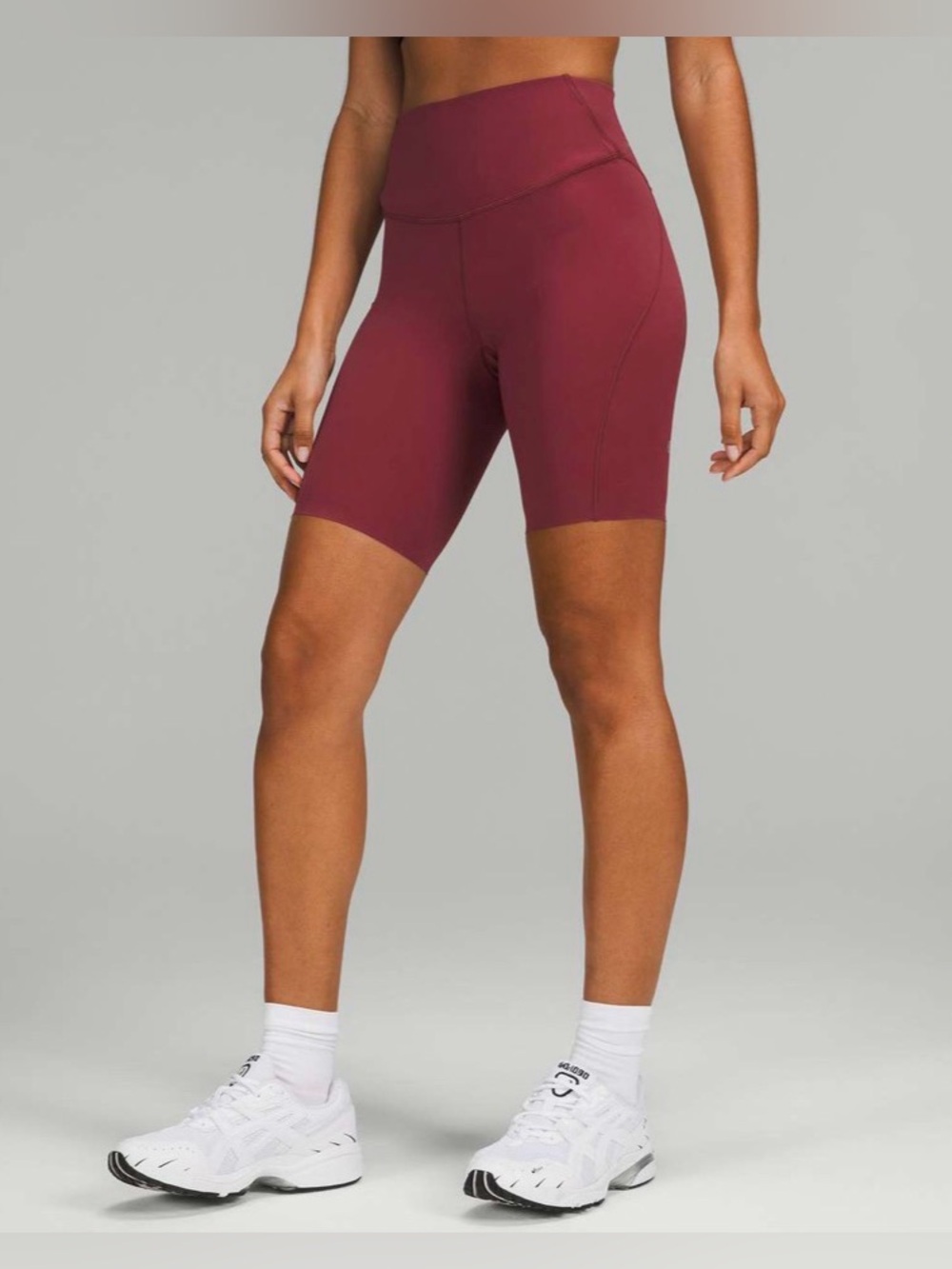 Lululemon Size 10 Base Pace High-Rise Short 8" Mulled Wine Yoga Gym Athleisure